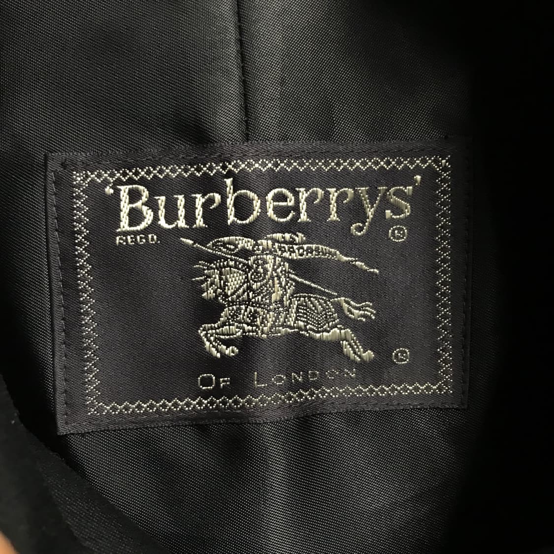 버버리 트렌치 코트 네이비 38 상품이미지4