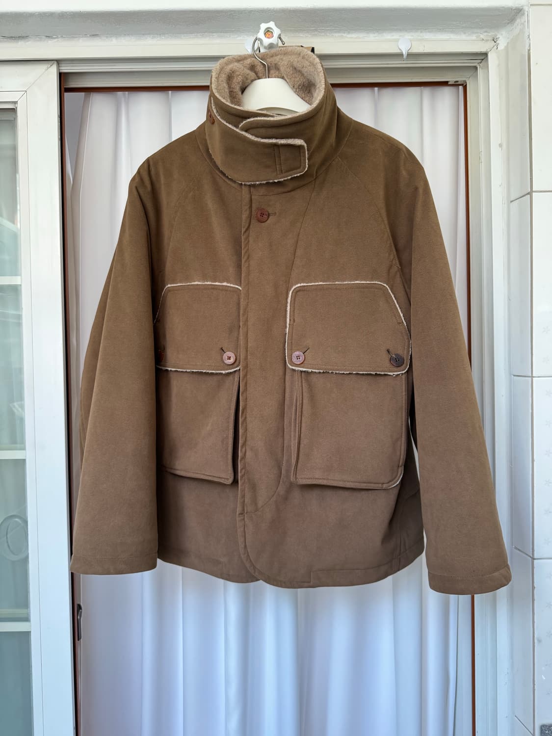 도큐먼트 /비건스웨이드 빅포켓 자켓 올리브 / M 상품이미지9