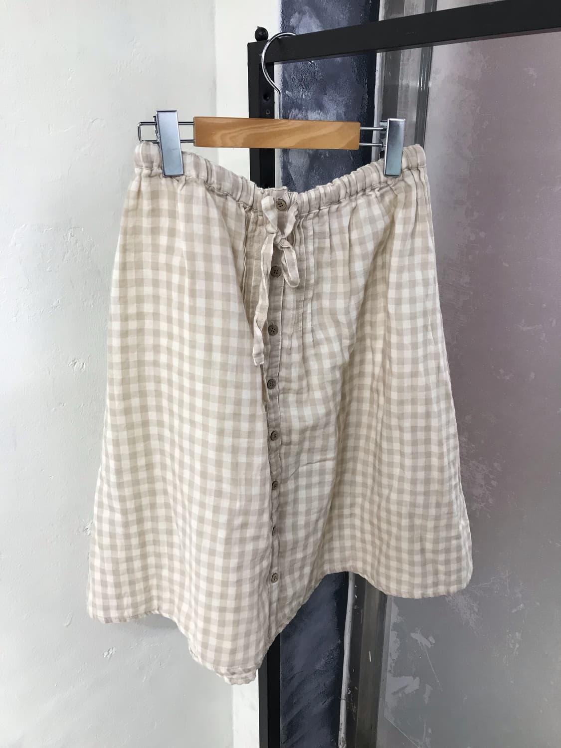 코사지 하구미 컬러포인트 패치워크 체크 코디세트 상품이미지8