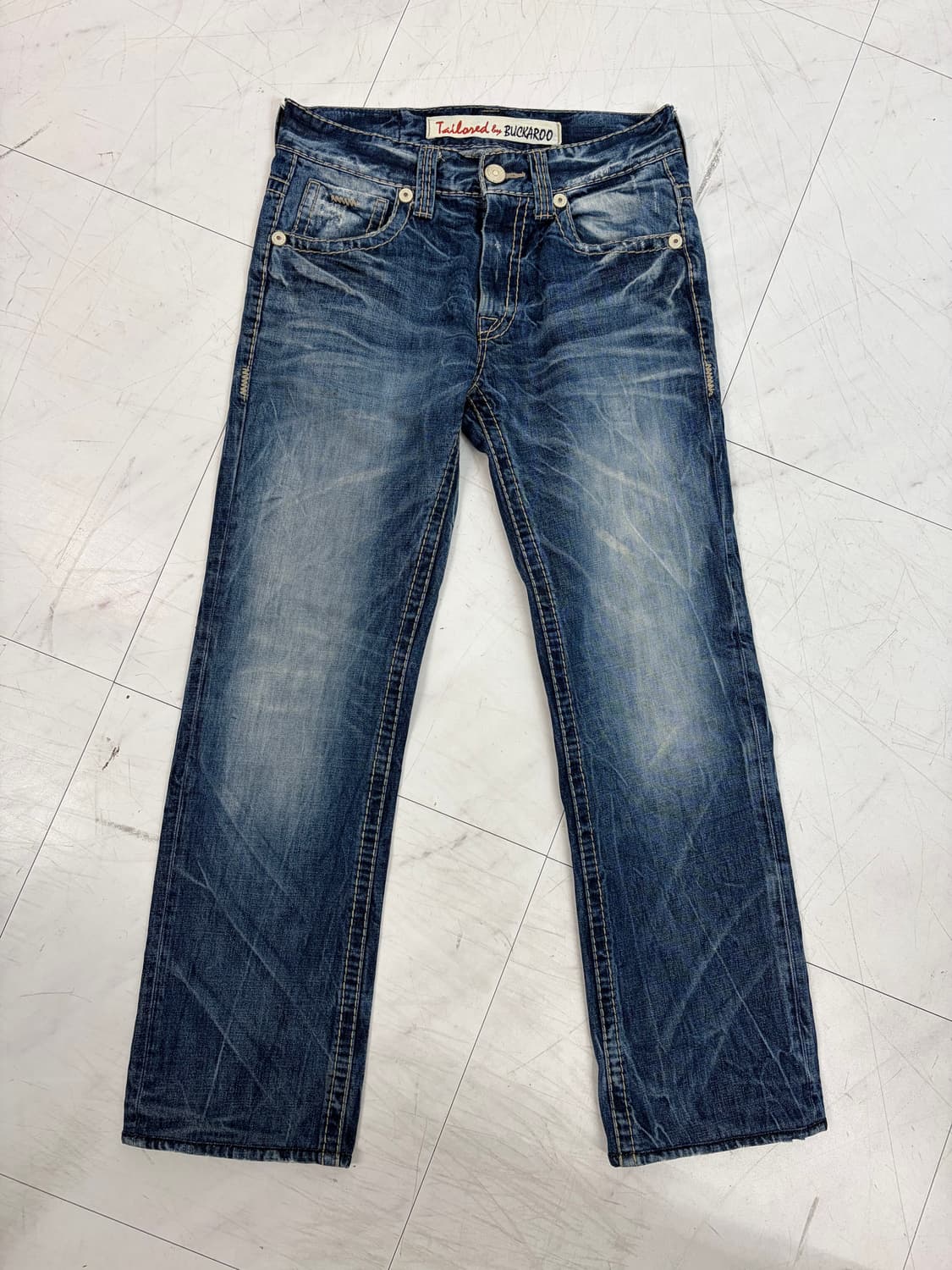 a603) 30 버커루 빈티지 워싱 데님/청바지 상품이미지7