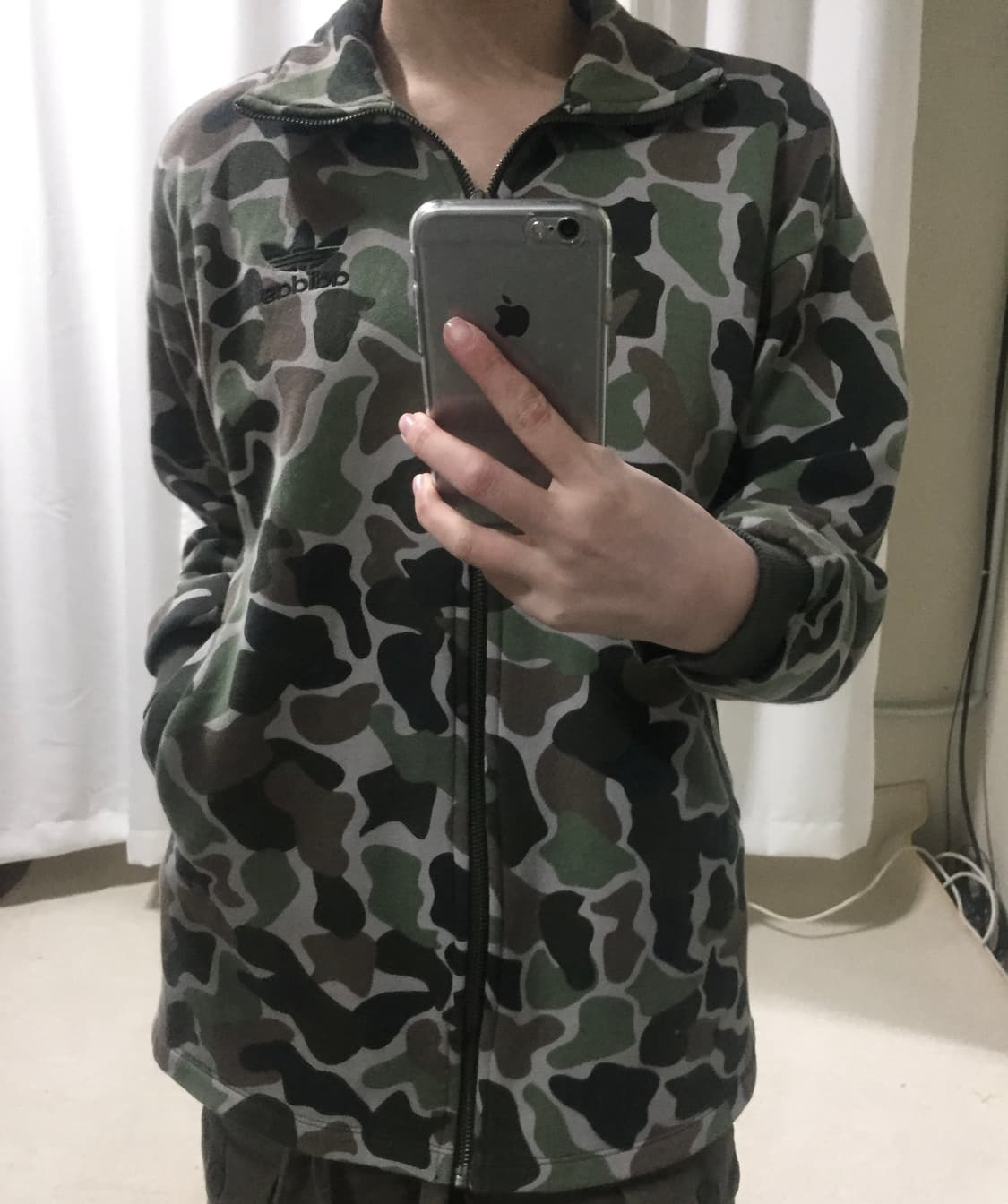 아디다스 카모 밀리터리 코튼 면 집업 85 상품이미지1