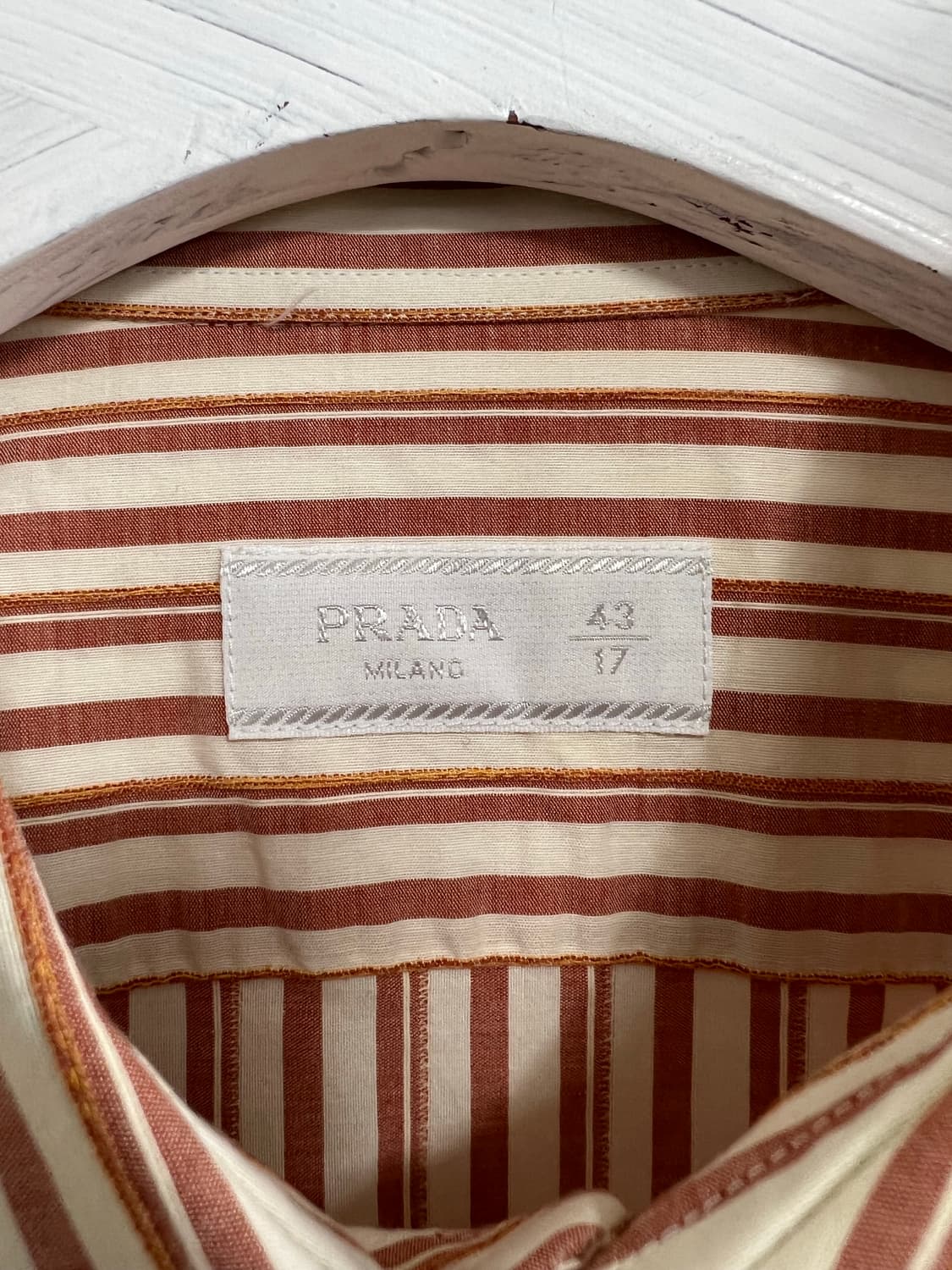 Prada 프라다 스트라이프 긴팔 셔츠 상품이미지4