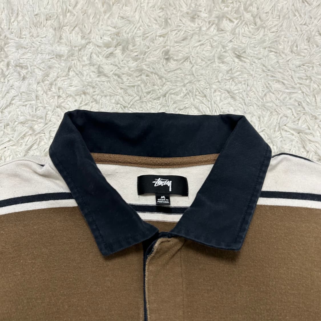 Stussy stripe rugby shirt 상품이미지6