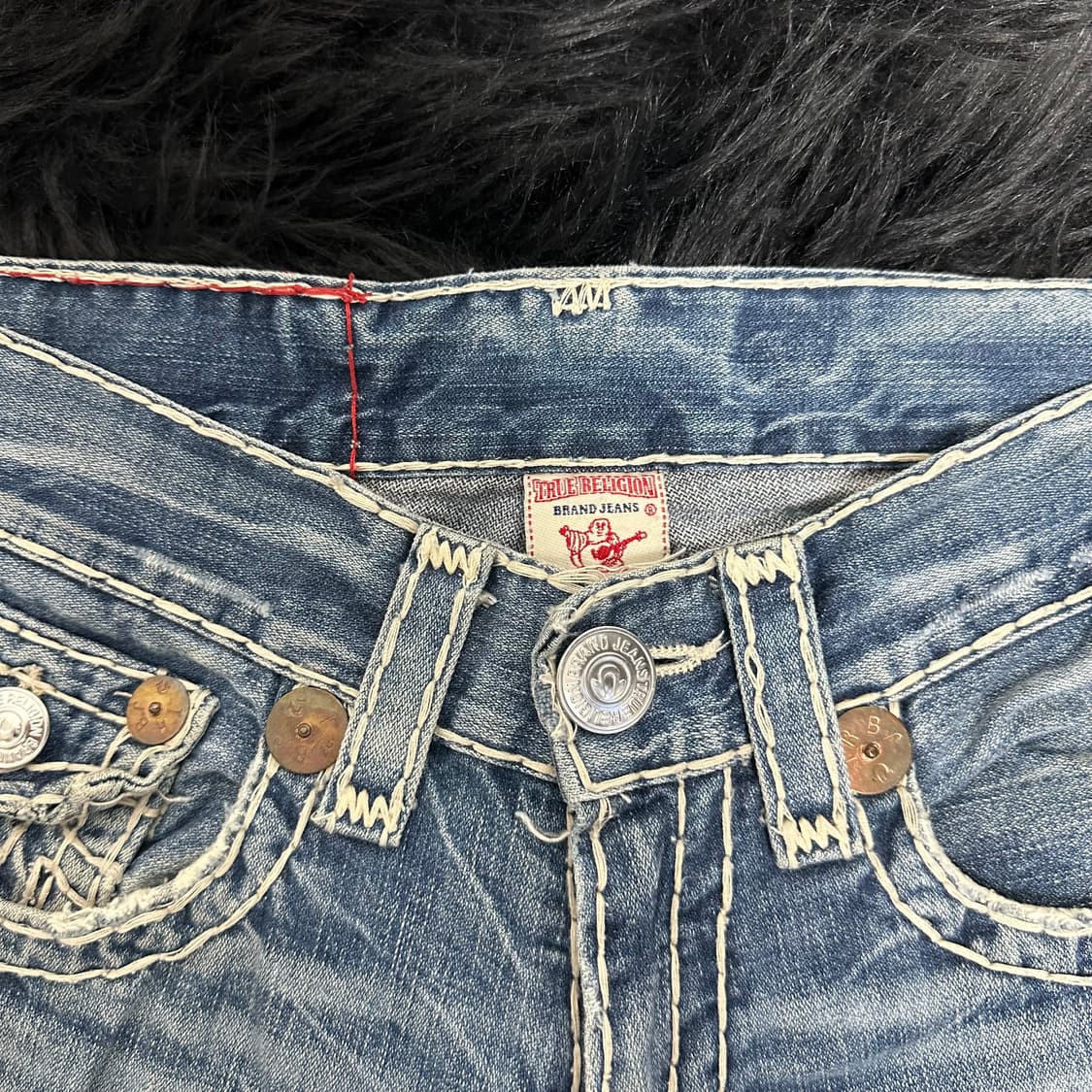 🎸트루릴리젼 부츠컷 연청 데님팬츠🎸 상품이미지4