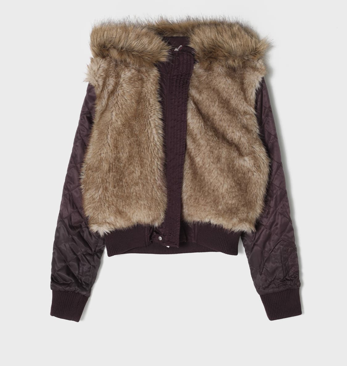 [Blackup] 블랙업 포닐 퍼트리밍 후드점퍼(블랙) 상품이미지3