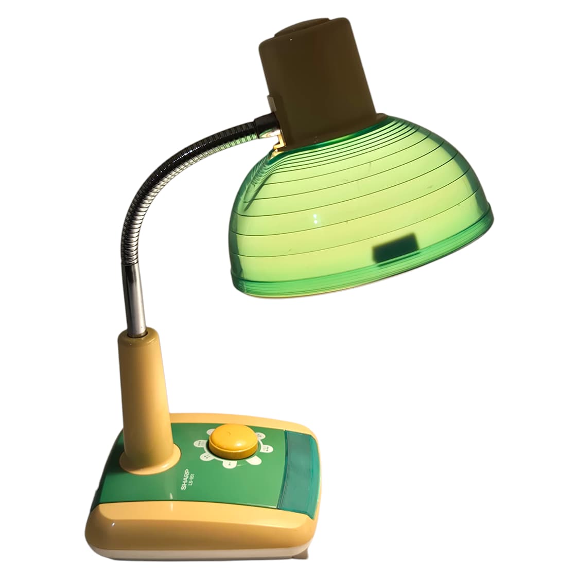80s 샤프 레트로 그린 데스크 조광 램프 상품이미지1