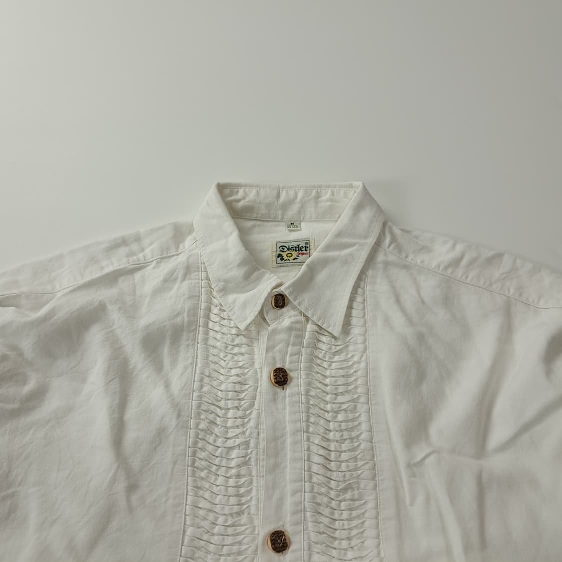 CK447 M 디스틀러 80s 트라흐텐 바바리안 알펜 린넨 셔츠 상품이미지2