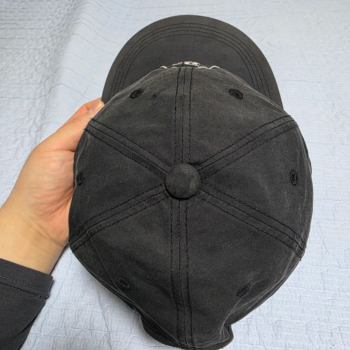 에센스룸 비어리더 롱빌캡 블랙 상품이미지3