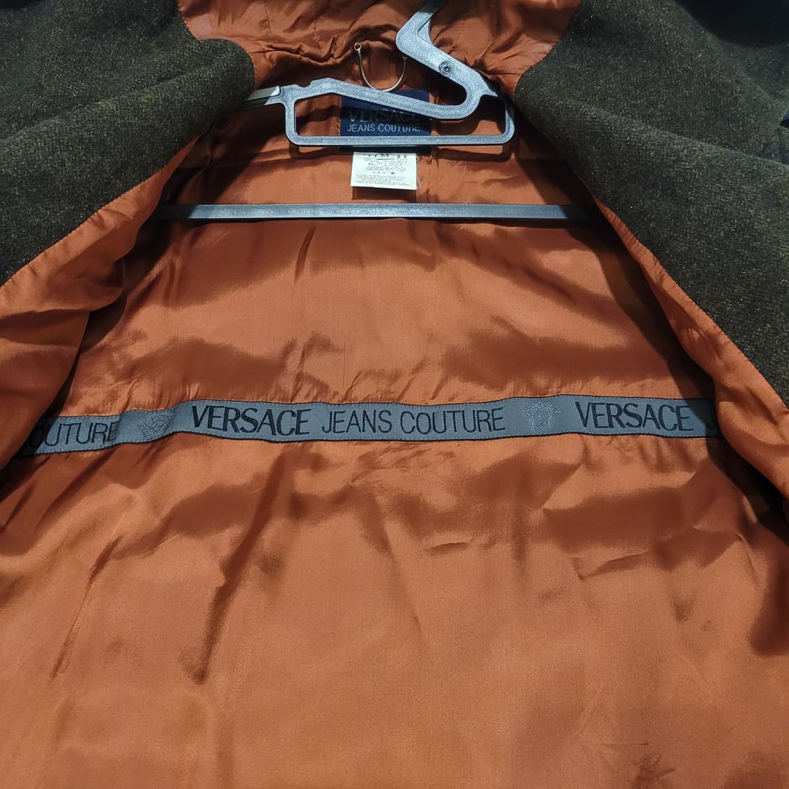 베르사체 진스 꾸뛰르 울 코트 M 상품이미지7