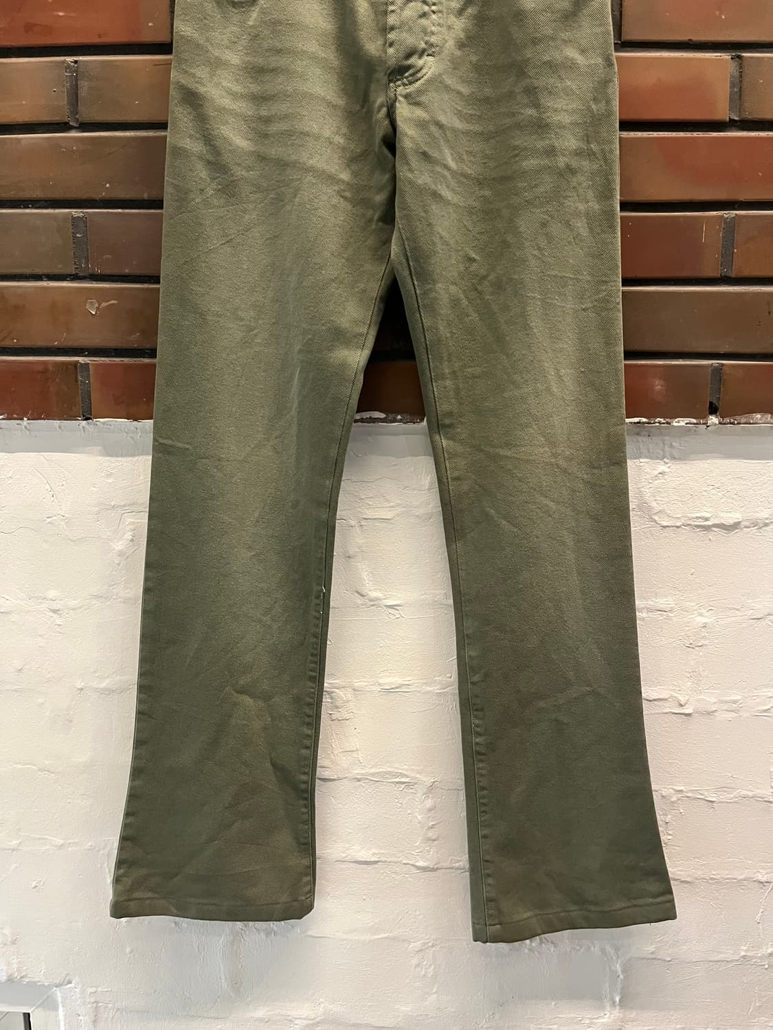 Dolce&Gabbana 빈티지 올리브 그린 부츠컷 진 상품이미지3