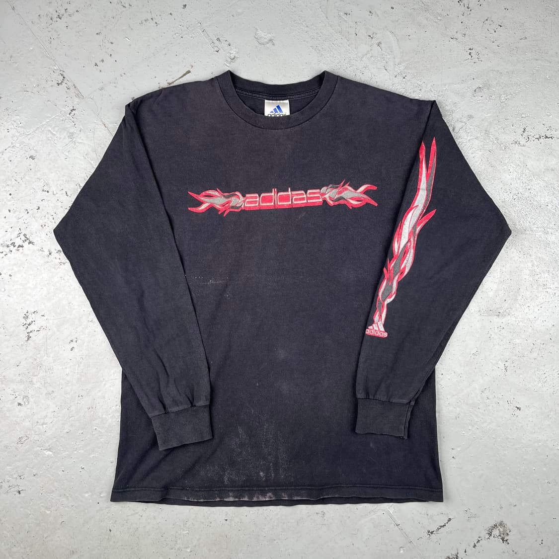빈티지 아디다스 90s 플레임 롱슬리브 상품이미지1