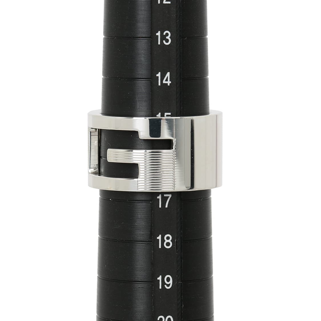 구찌 실버반지 G 컷아웃 와이드 반지 G로고 실버링 17호 상품이미지8