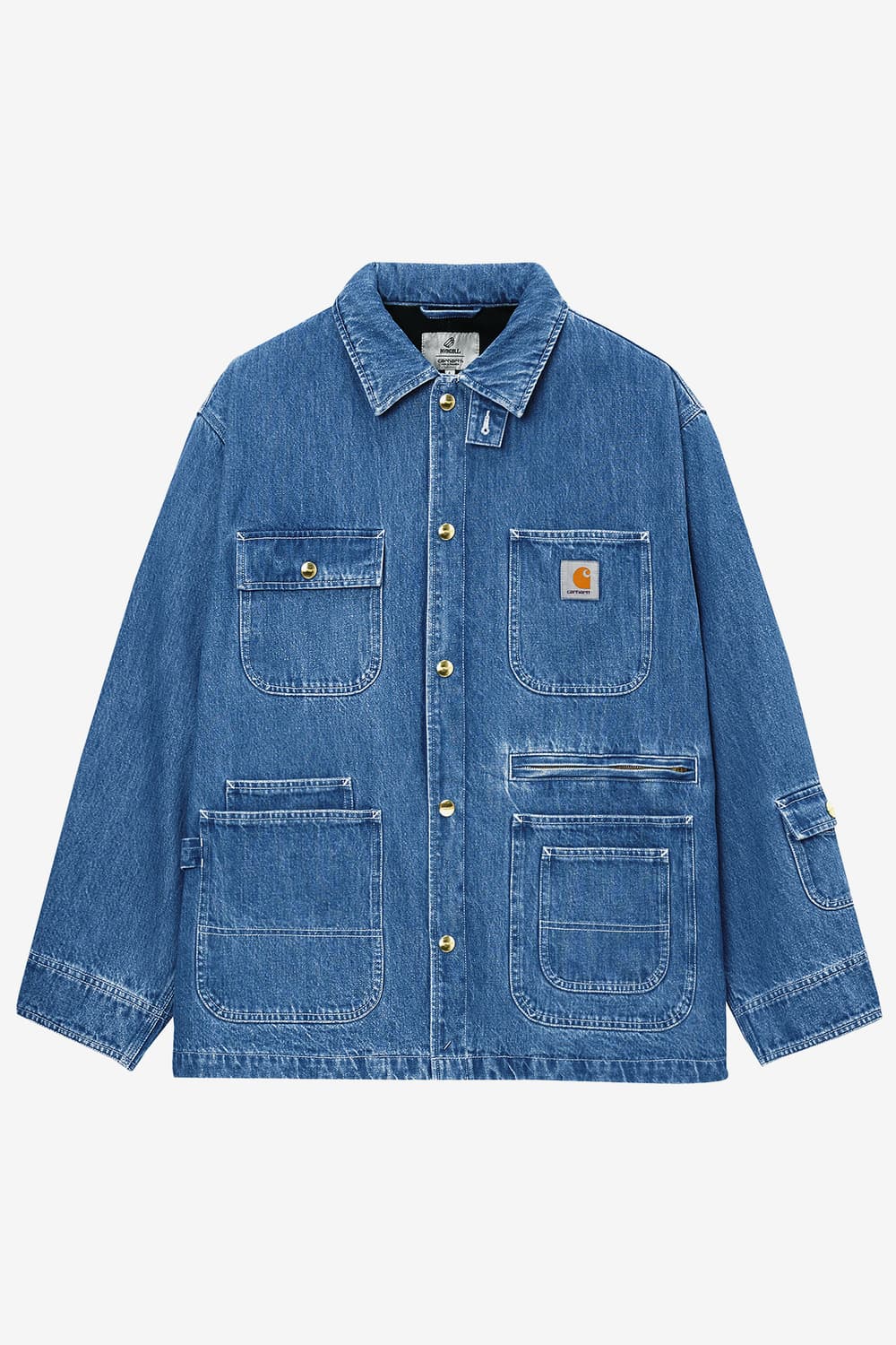 데님 초어 코트 맥스 블루 스톤 워시드 상품이미지2