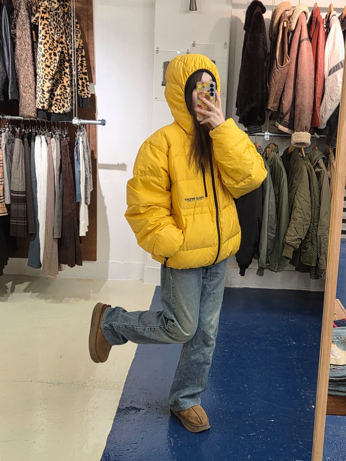 2000s Polo sport 폴로 스포츠 후드 패딩 상품이미지2