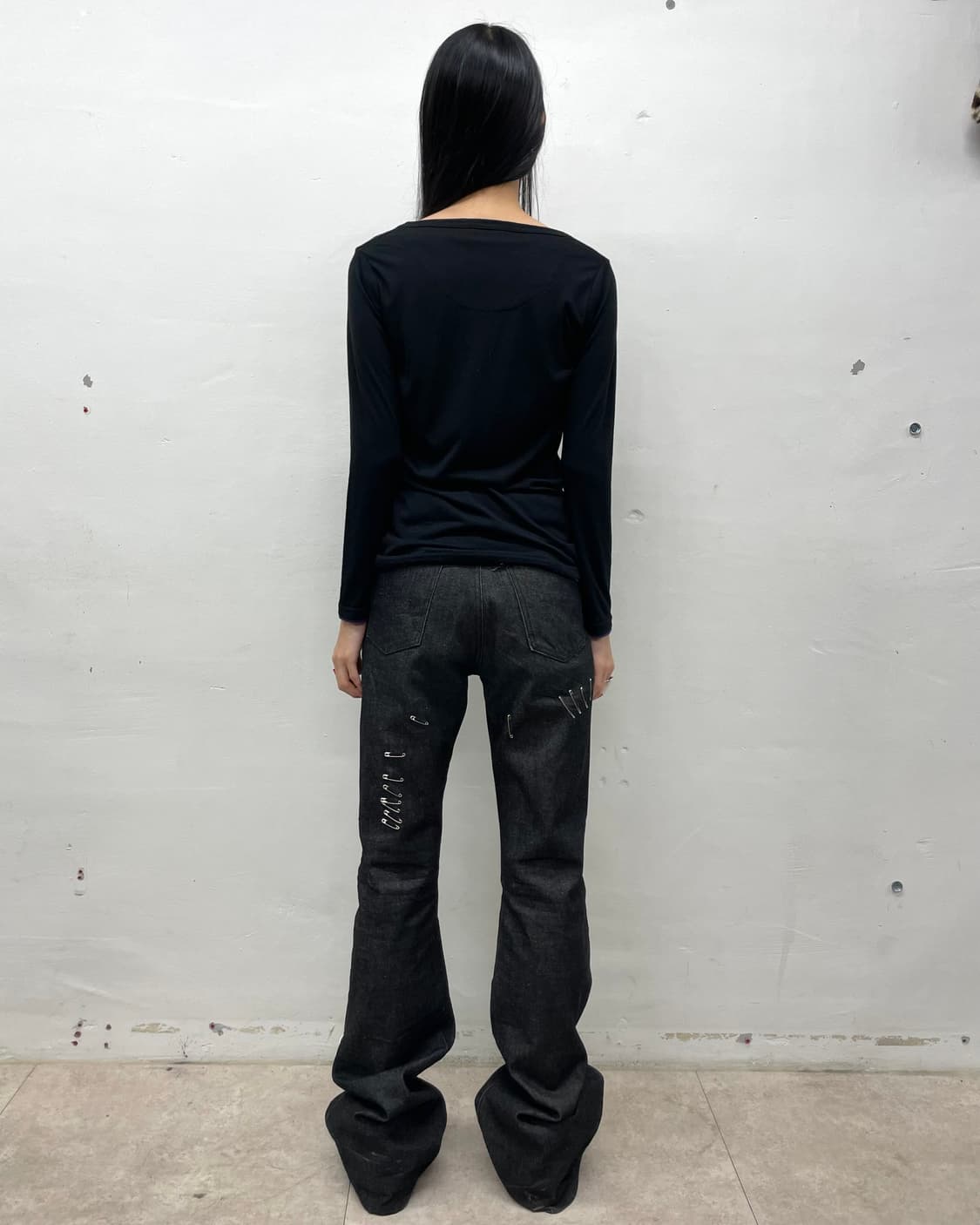  Pop Girl Freedom Star Black Long Sleeve 상품이미지5
