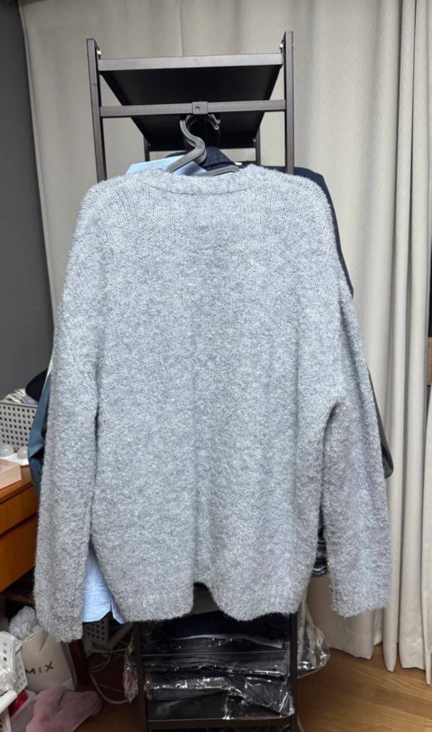 회색 그레이 가디건 상품이미지2