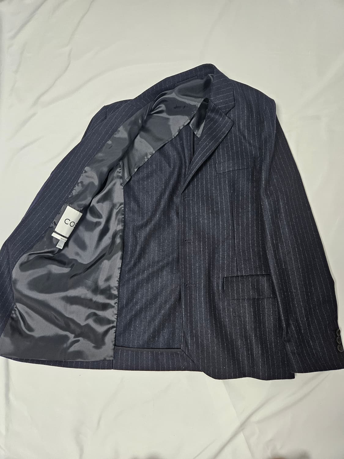 COS 코스 신형 옴므 블레이저 스프라이프 인테스프라 이탈리아 정장 S 상품이미지1