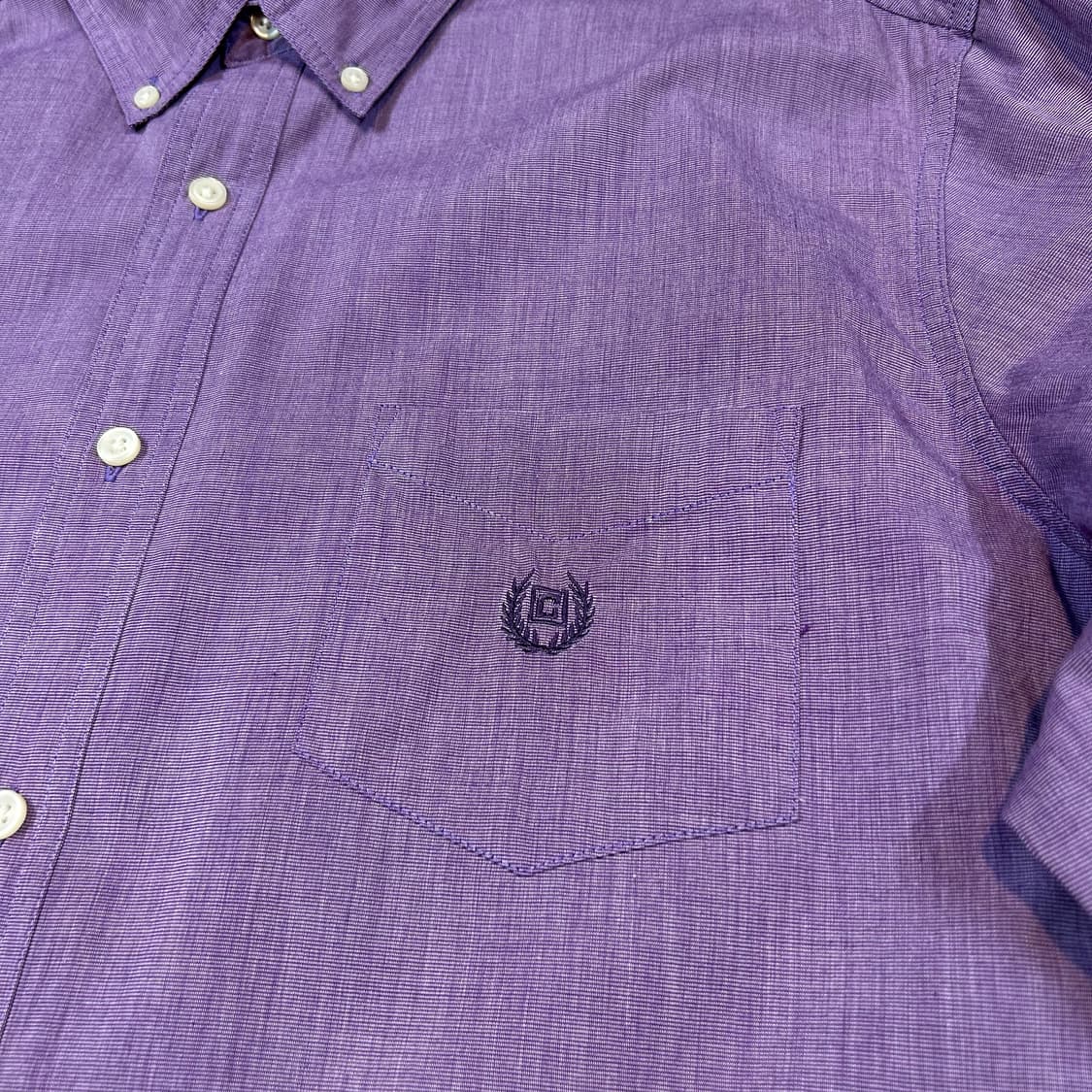 XL) 챕스 랄프로렌 폴로 월계관 로고 보라색 셔츠 상품이미지4