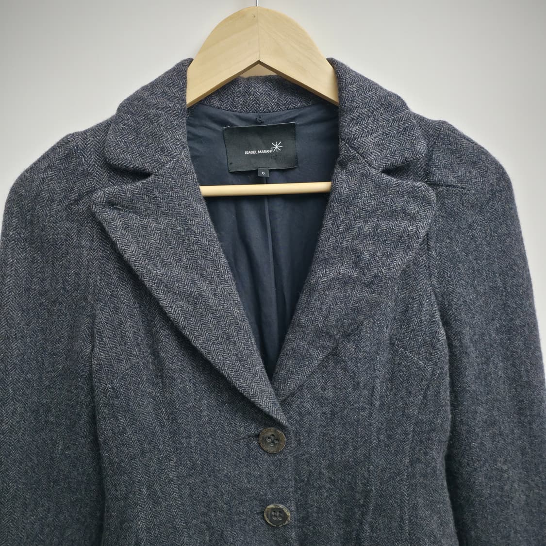 [0] ISABEL MARANT 네이비 헤링본 자켓 상품이미지2