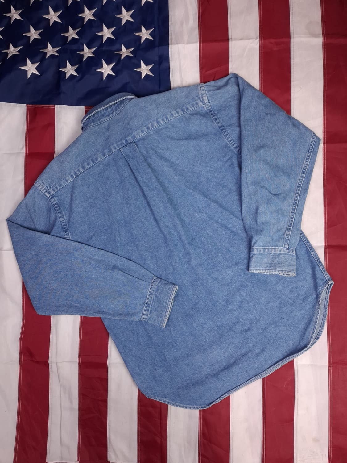 오리지날 90's 랄프로렌폴로 멀티포니 데님 셔츠 상품이미지6