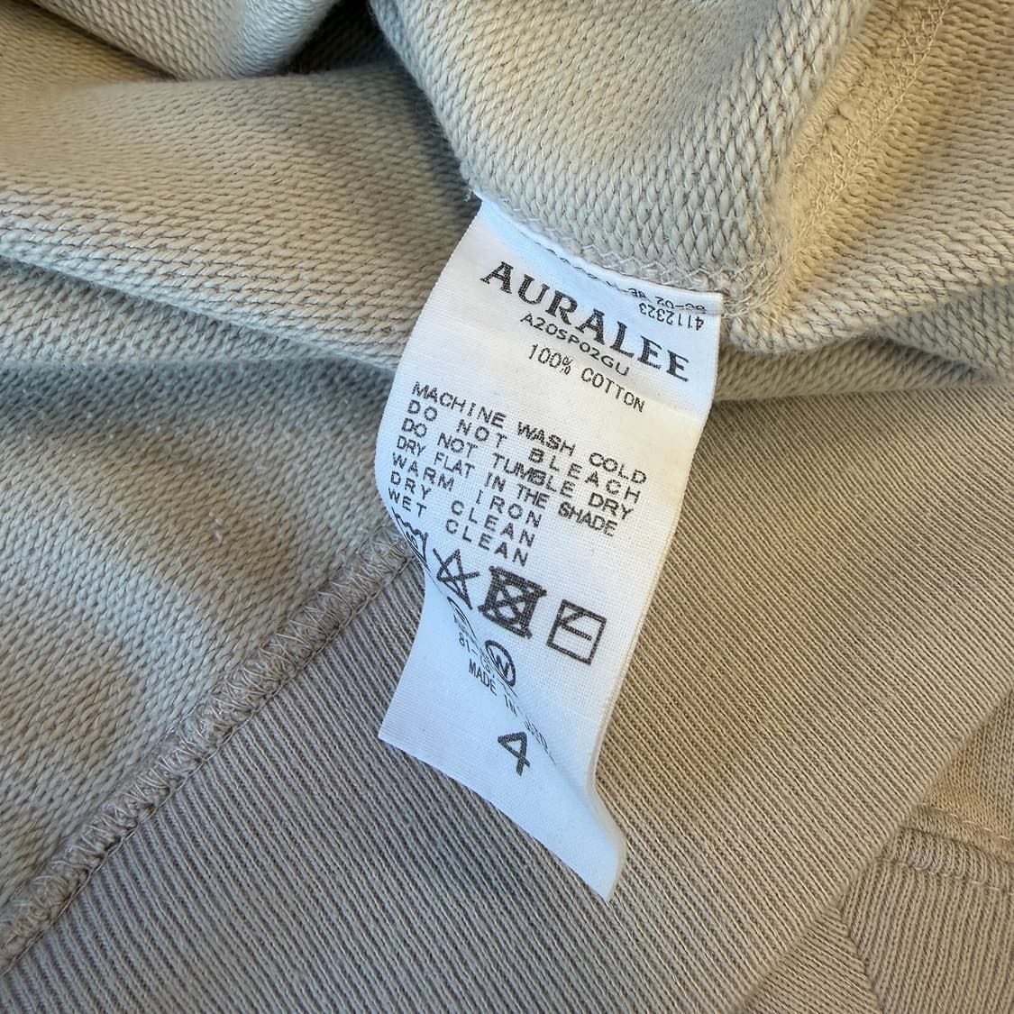 오라리 슈퍼소프트 스웻셔츠 맨투맨 [ 105 ] 상품이미지7