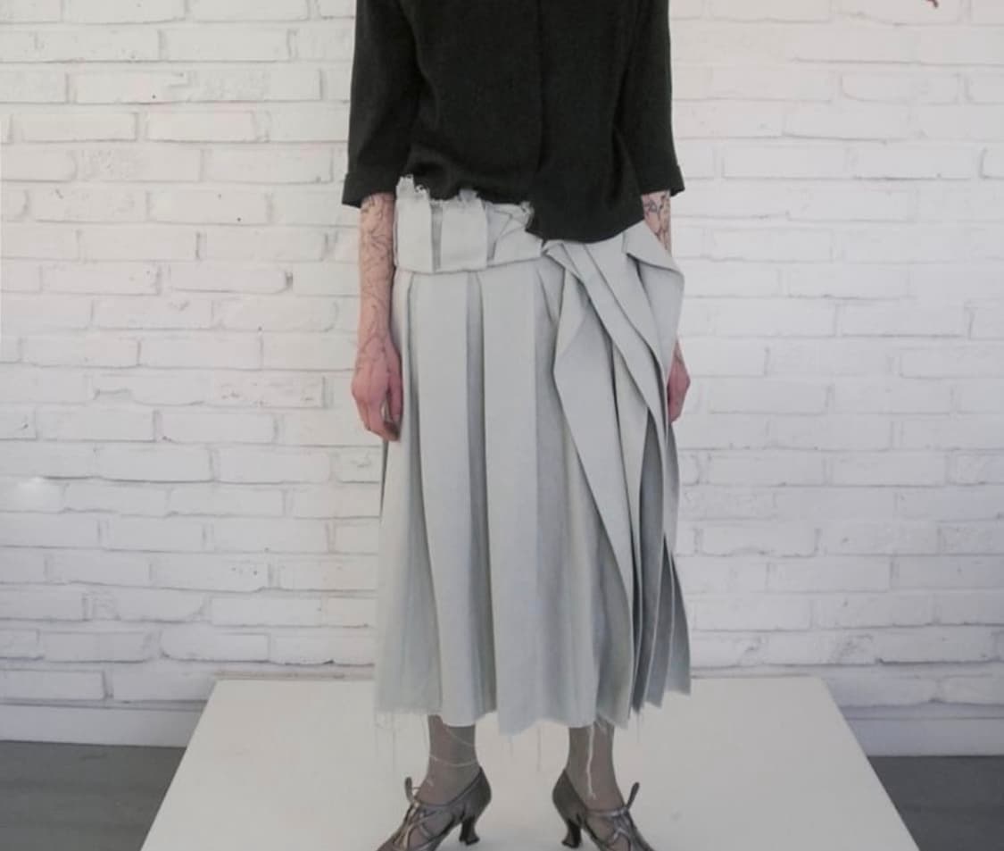 애옹쓰 오프비트 스커트 민트 2 상품이미지1