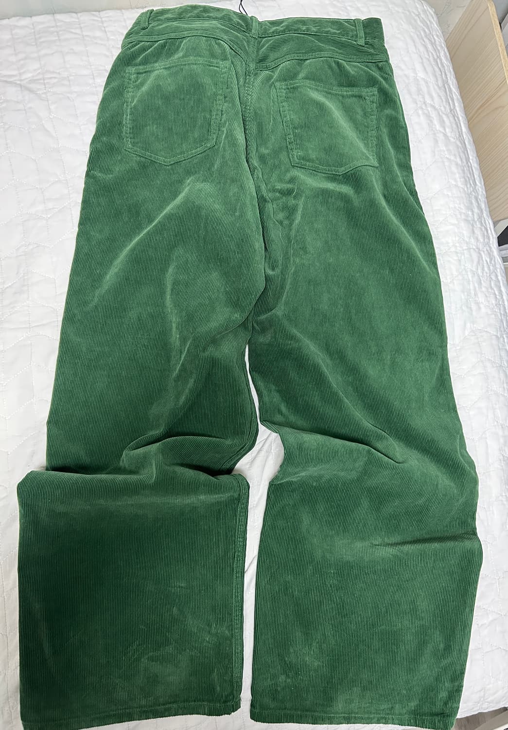 25aw 오라리 다이 핀스 워시드 와이드 5p 코듀로이 팬츠 상품이미지3