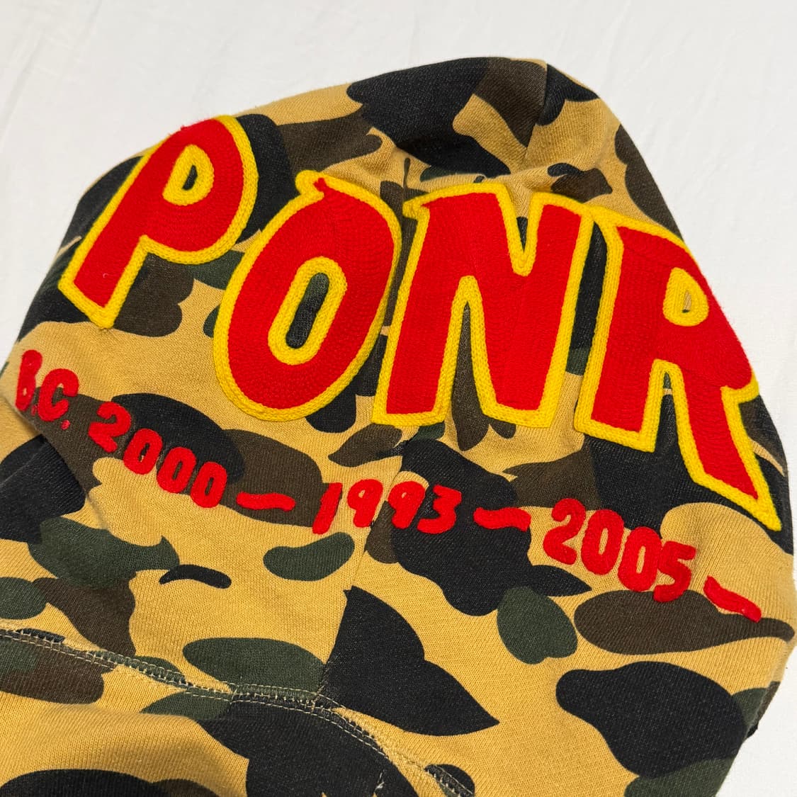 베이프 ponr 황계 사크 후드집업 상품이미지3