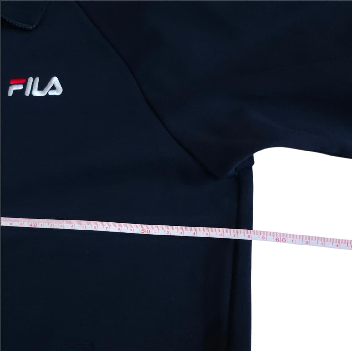 휠라 네이비 져지트랙탑 100-105 러닝 저지 상품이미지8