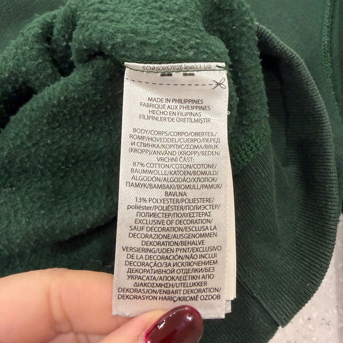 52. 폴로 아치로고 패치 맨투맨 상품이미지3