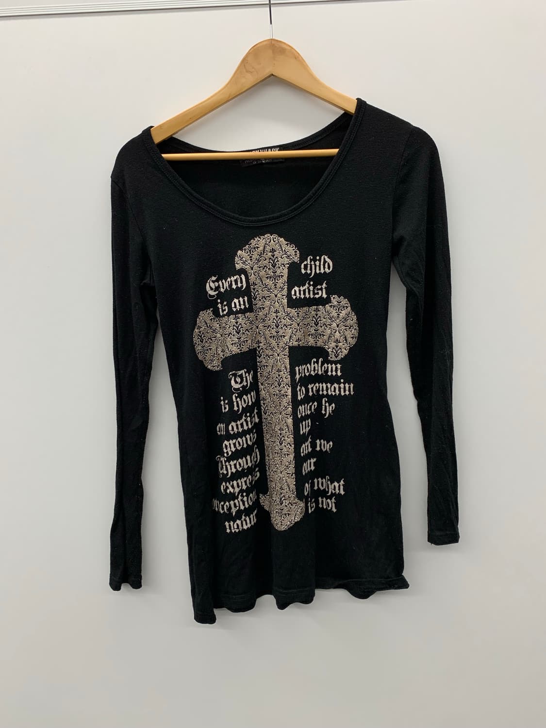 재패니즈 펑크 십자가 프린팅 롱슬리브 상품이미지4