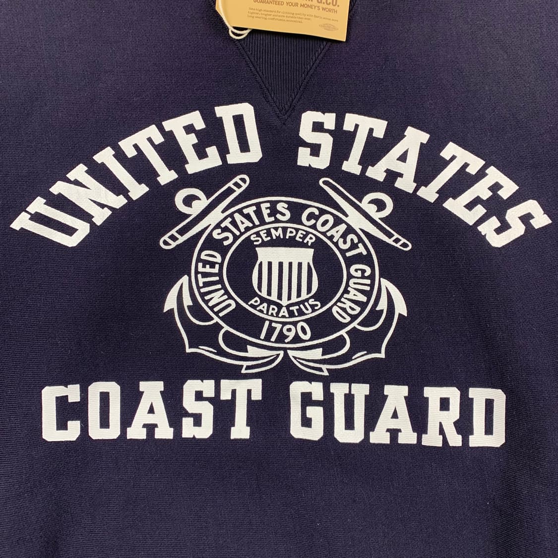 브론슨 21oz USCG 해안경비대 리버스위브 스웻셔츠 네이비 상품이미지3