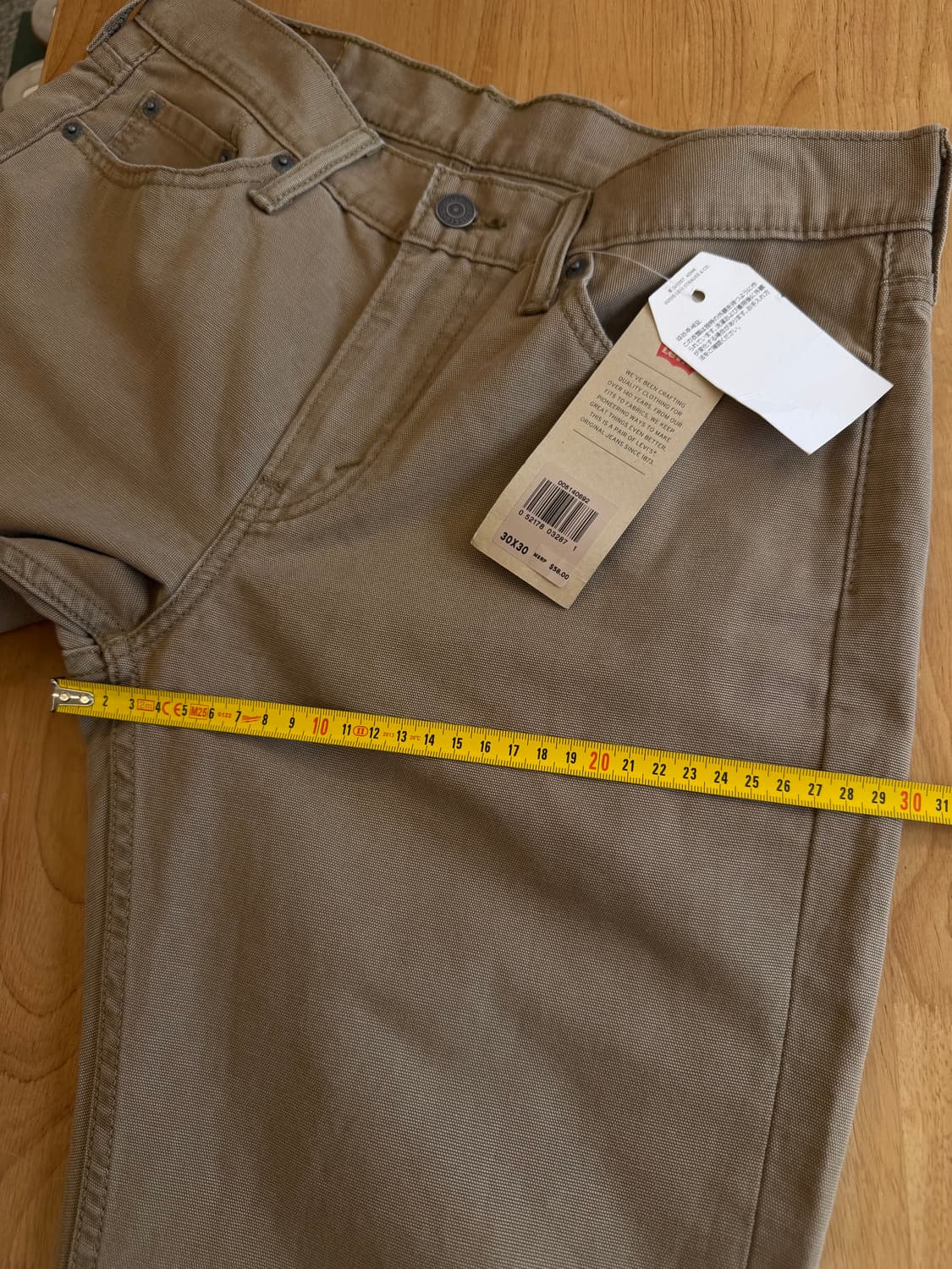 리바이스 514 화이트탭 데님 팬츠 상품이미지9