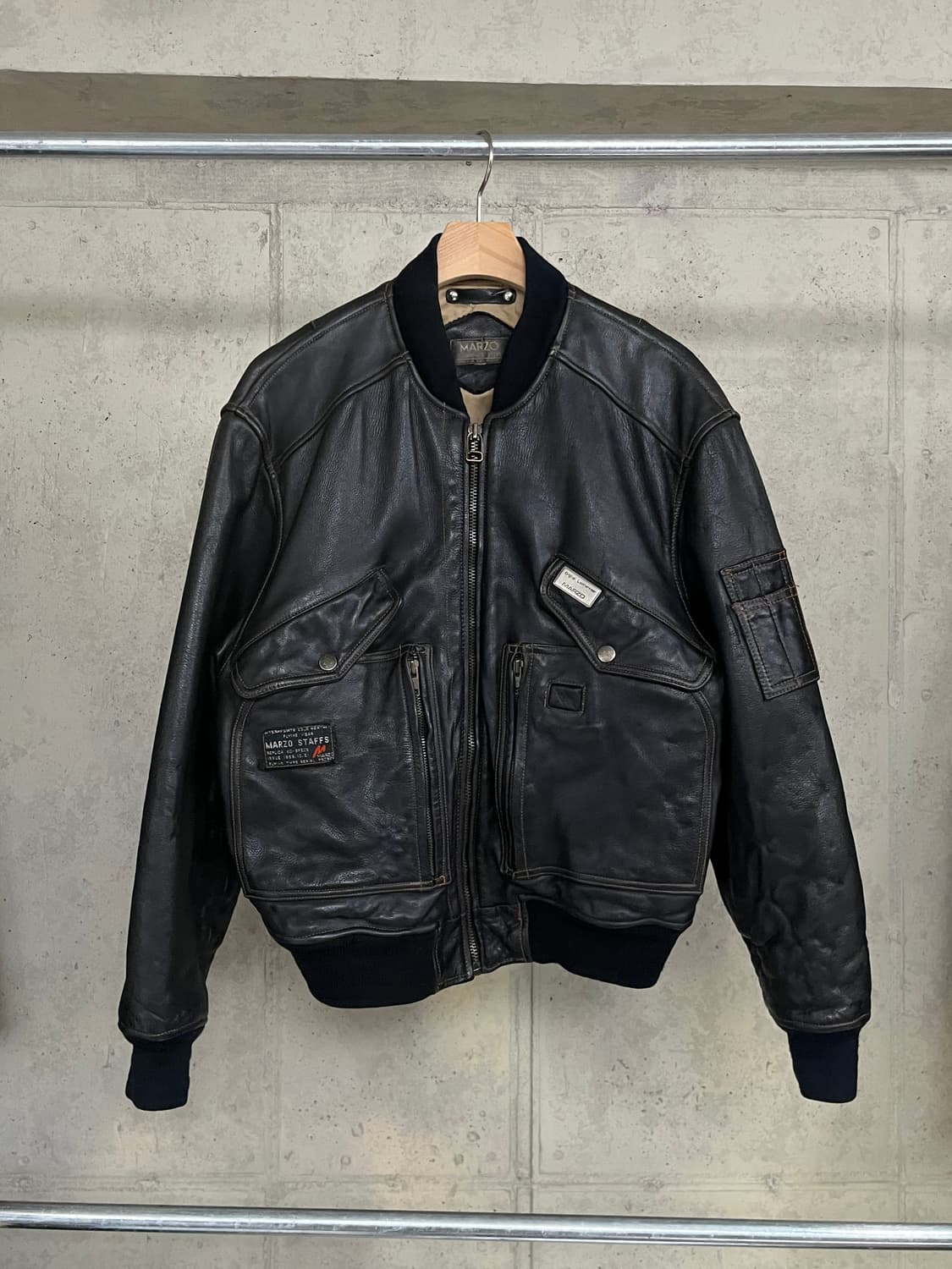 80s Leather Jacket 상품이미지2