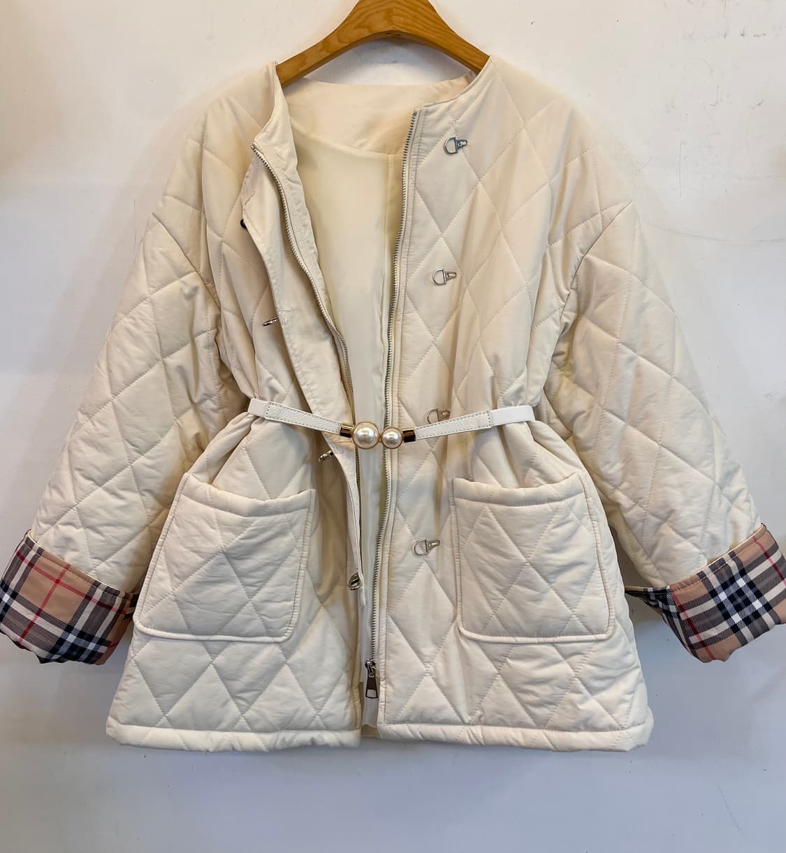 수입 퀼팅자켓 퀼팅패딩 누빔자켓 누빔패딩:) 상품이미지4