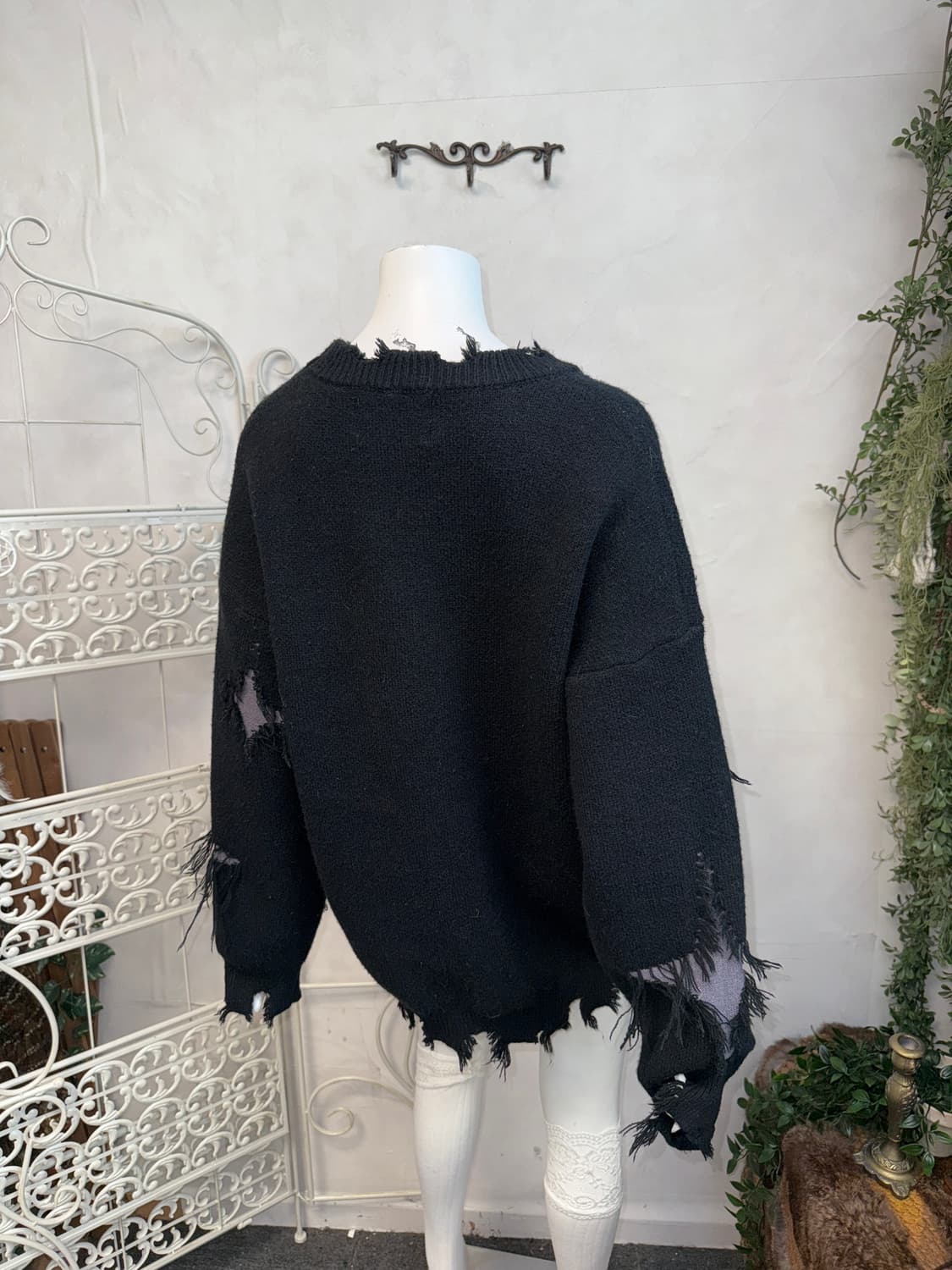 Aelfric Eden distressed skull sweater  상품이미지6