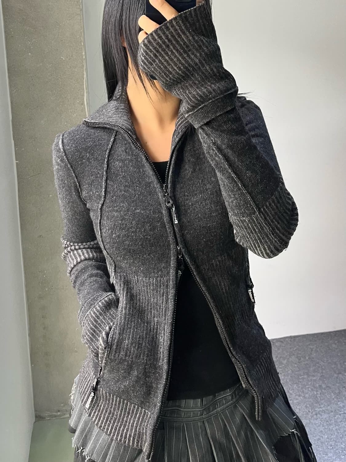 벤치 투웨이 니트집업 상품이미지2