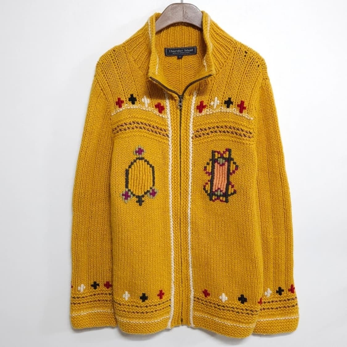 여성66)thursday island 써스데이아일랜드 뜨게짜임 니트가디건 상품이미지2