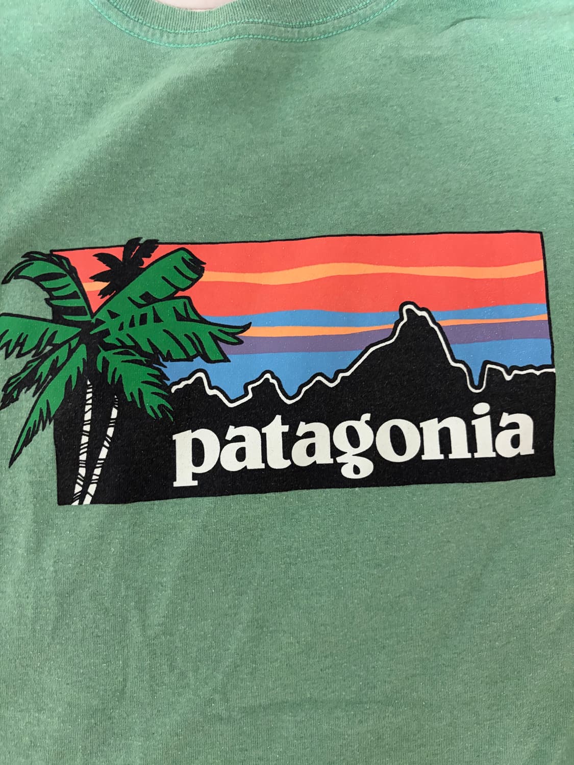 파타고니아 하와이 에디션 티셔츠 그린M 상품이미지3