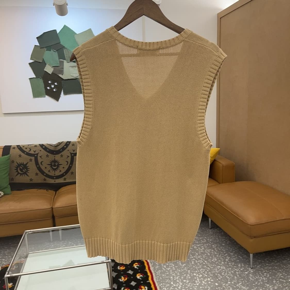 폴로 랄프로렌 빈티지 모던 캐주얼 브이넥 니트 조끼 90 C07959 상품이미지4