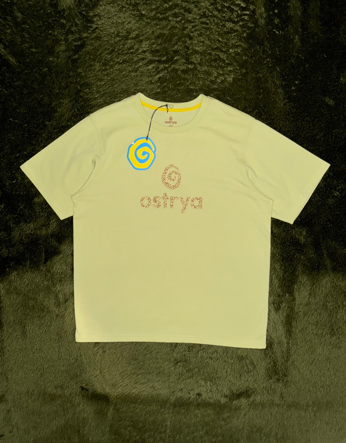 [L] OSTRYA 오스트리야 스월 로고 5050 티셔츠 라임 상품이미지1