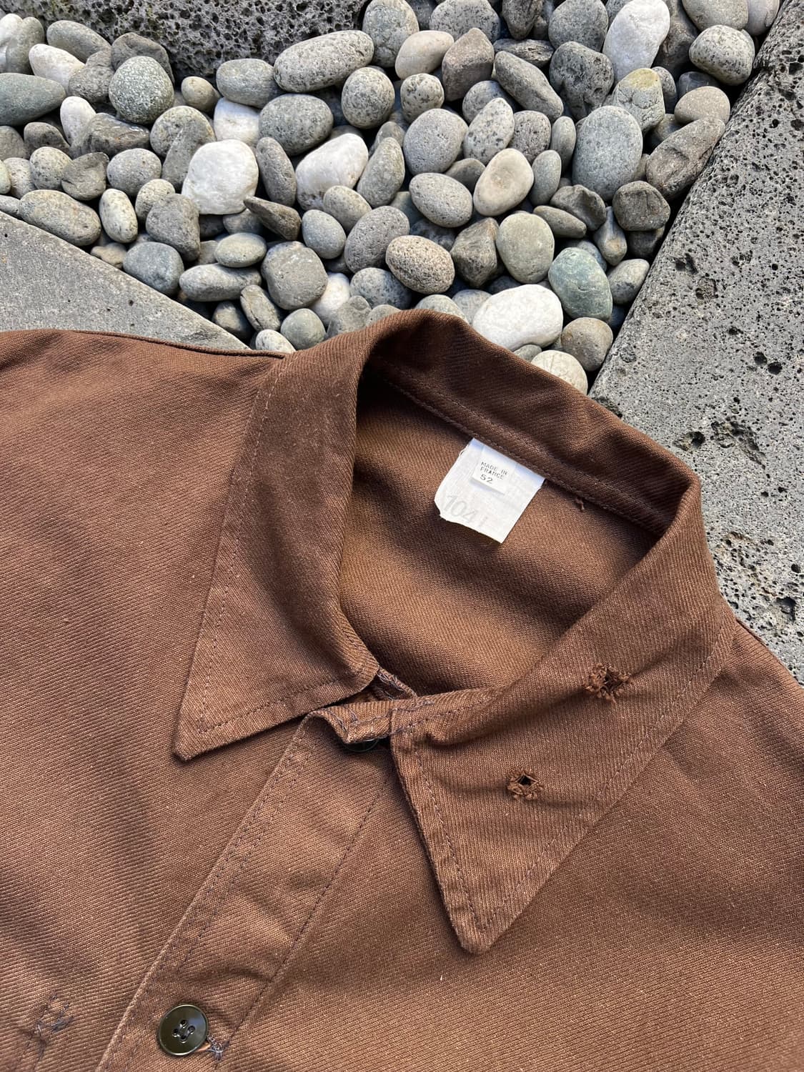 OLD VINTAGE FRENCH BROWN 빈티지프렌치워크자켓 상품이미지7