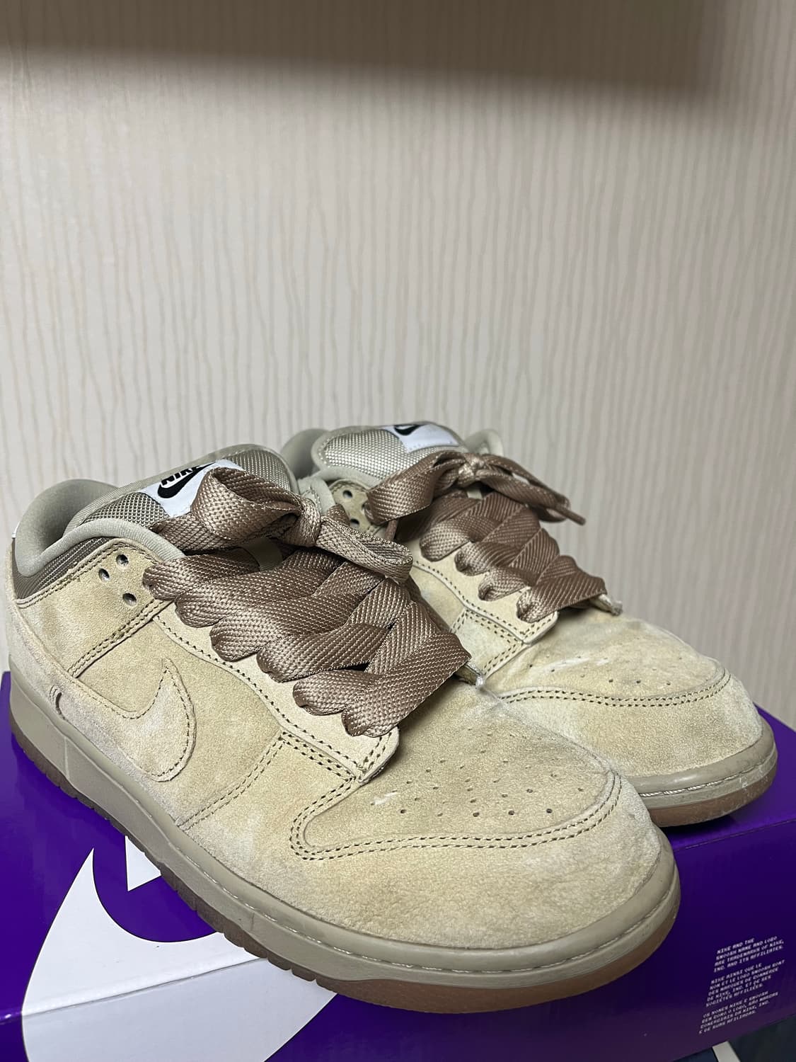 나이키 sb덩크 로우 프로 b 파라슈트 베이지 270 상품이미지3