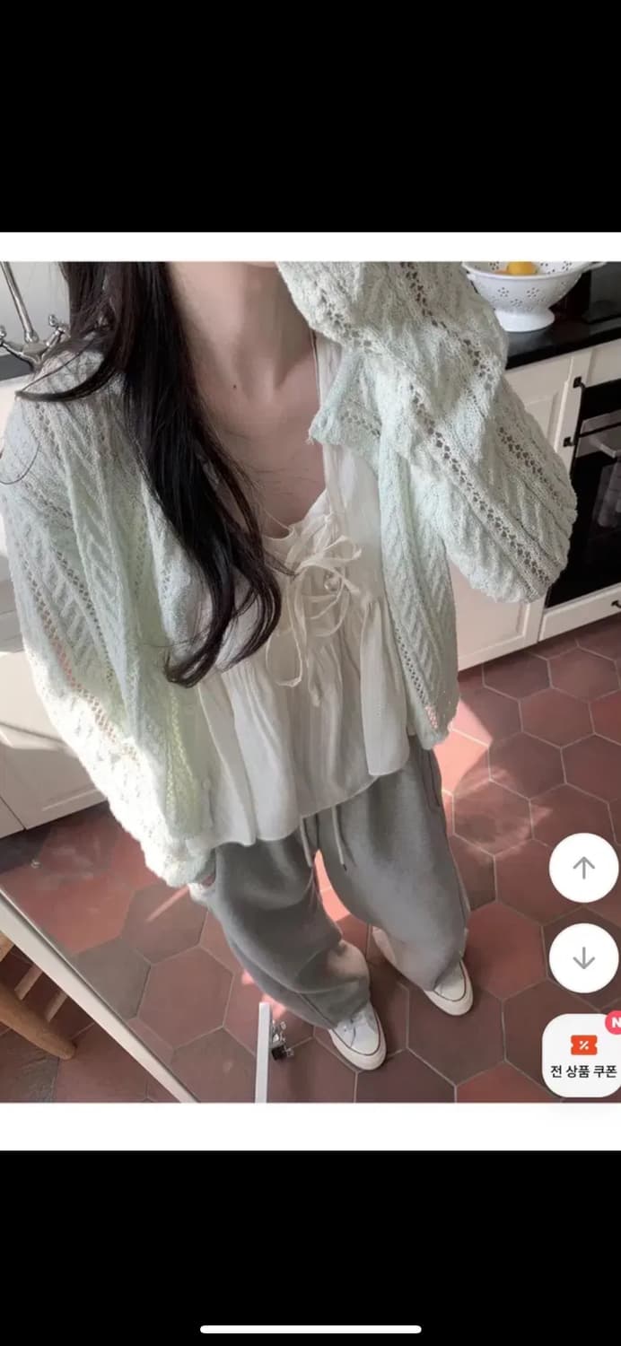 미니포에 케일러 가디건 민트 상품이미지4