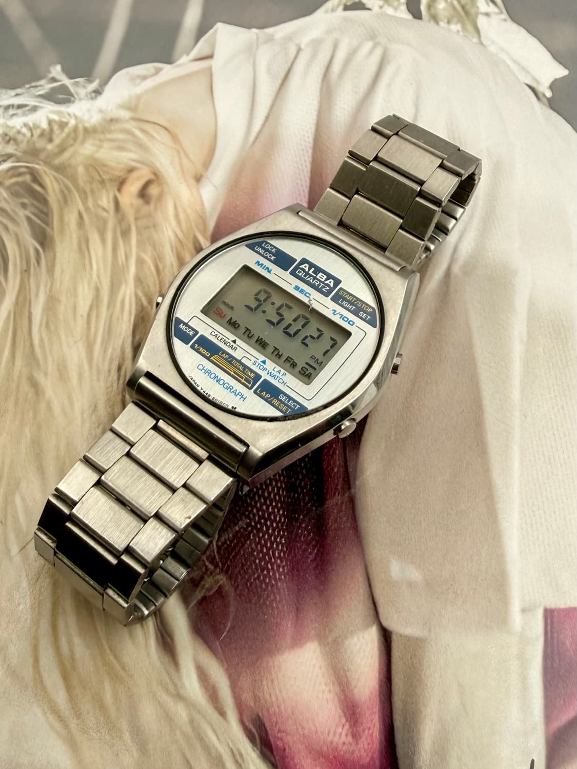 Seiko alba_1989s digital retro watch 상품이미지4