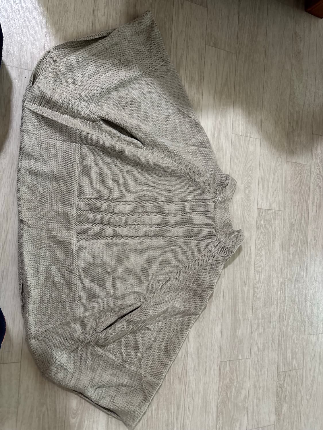 빈티지 그레이 판초 상품이미지1