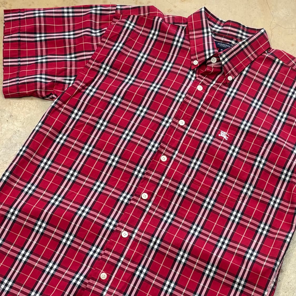 🫶🏻 버버리 Red 체크 반팔 셔츠 🫶🏻 상품이미지2