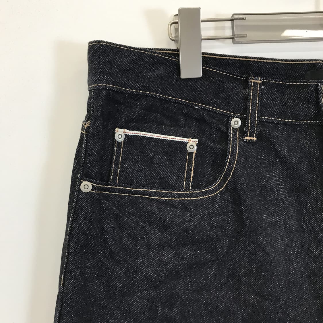 무신사스탠다드 와이드 셀비지 데님팬츠 [34인치] 상품이미지2