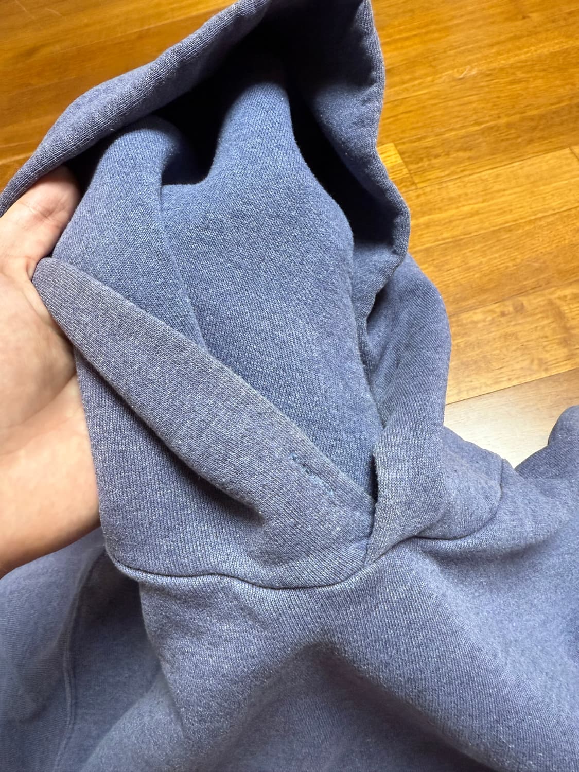 빈티지 페이드 퍼플 후드티 xl 상품이미지4