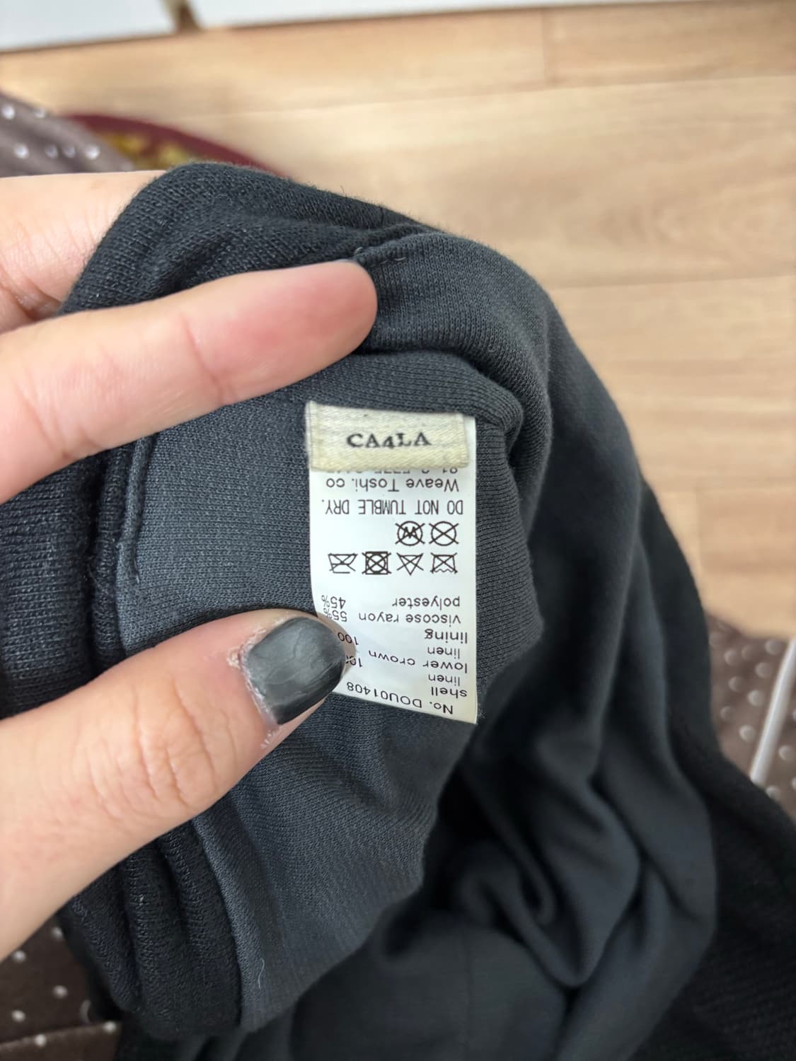 Ca4la 드레이프 와이어 니트 캡 상품이미지6